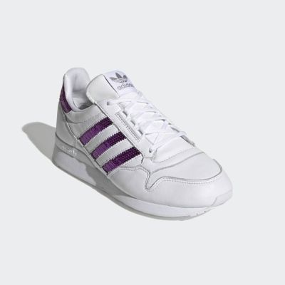 5. Buty damskie Adidas Originals ZX 500 Cloud White/Shock Purple - G55663