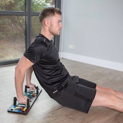 4. VIRTUFIT DESKA DO POMPEK 12-W-1 Z UCHWYTAMI DO POMPEK