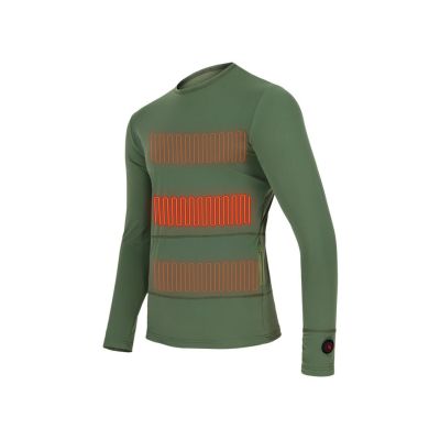 8. Glovii GJ1CM koszula/top Bluza Wycięcie pod szyją Długi rękaw Elastan, Poliester