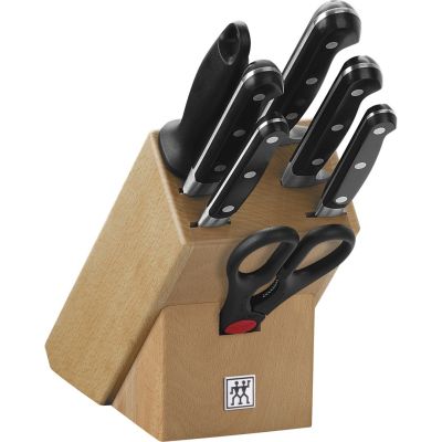 2. ZWILLING Knife Block 35662-000-0 Zestaw 5 noży w drewnianym bloku