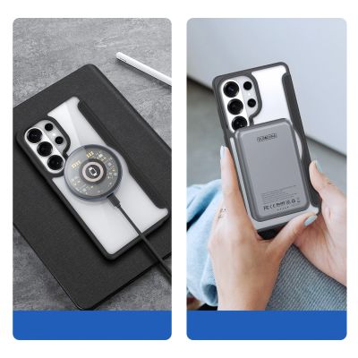 4. Etui Dux Ducis Skin X Pro z portfelem kompatybilne z MagSafe na Samsung Galaxy S26 Ultra - czarne
