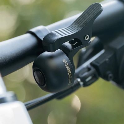 4. Dzwonek rowerowy Rockbros 34210007001 na lewą stronę kierownicy - czarny