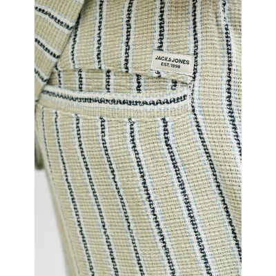 5. Jack&Jones męskie szorty w paski JPSTJAIDEN COBA STRIPE JOG SHORTS REG SN 12274413 TEA/STRIPES
