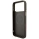 7. Etui Guess 4G with Stripe Round and Classic Logos MagSafe na iPhone 17 Pro / 18 Pro - brązowe