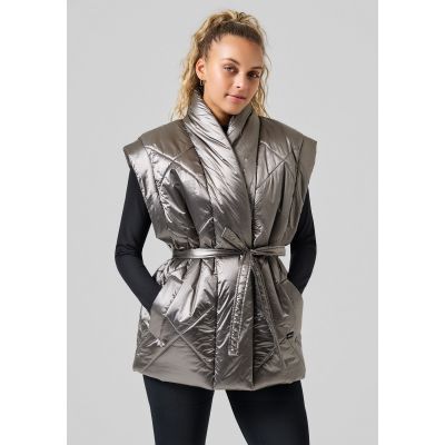 6. Kamizelka CASALL Mellow Wrap Quilt Vest szary