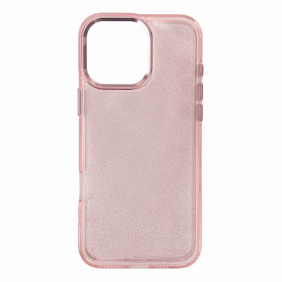 2. Etui brokatowe Glitter Case na Samsung Galaxy S25 Edge - różowe