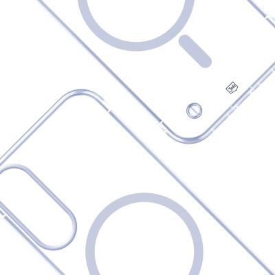 4. Etui 3mk Just20g MagCase na Samsung Galaxy S25 Edge - przezroczyste