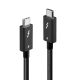 2. Lindy 31120 kabel Thunderbolt 1 m 40 Gbit/s Czarny