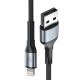 4. Kabel 3mk Hyper 3mk Hyper Cable N-SERIES USB-A / Lightning 1m 5V/2.4A 12W / czarny