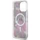 7. Etui Guess Flower MagSafe na iPhone 14 Pro Max - zielone
