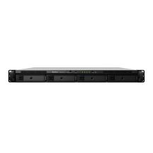 NAS Synology RS1619xs+; 1U RACK; 4x (3.5" SATA HDD/2.5" SATA HDD); Intel Xeon D-1527; 8 GB DDR4 ECC UDIMM (max. 64GB), 4x 1GbE RJ-45