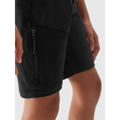 8. Spodnie z odpinanymi nogawkami 2w1 4way stretch dziewczęce 4F Junior