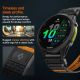 8. Pasek Spigen Athlex Air na Garmin QuickFit 22 mm - czarno-pomarańczowy