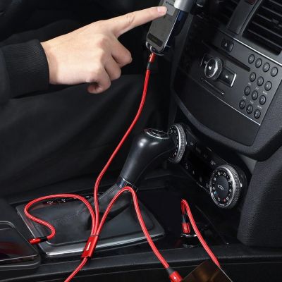 16. Kabel Baseus Rapid Series 3w1 USB-C - USB-C / Lightning / micro USB 20W PD 1.5m - zielony