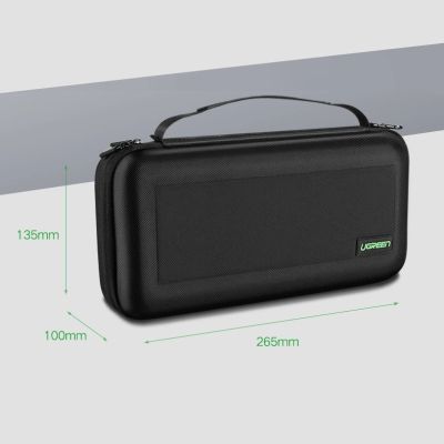 17. Ugreen etui pudełko na Nintendo Switch i akcesoria S 26,5 x 10 x 13,5 cm czarny (50275 LP145)