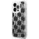 2. Etui Karl Lagerfeld Liquid Glitter Monogram na iPhone 14 Pro - czarne