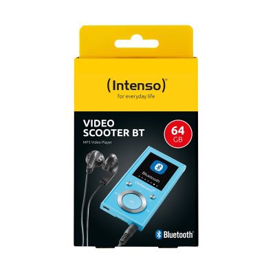 2. Intenso MP3 Videoplayer 1,8" Video Scooter BT 64GB Blue