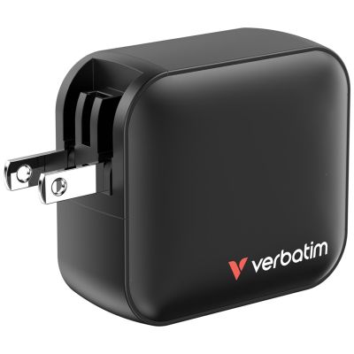 6. Verbatim GaN Charger 100W Uniwersalne Czarny Prąd przemienny Szybkie ładowanie Wewnętrzna