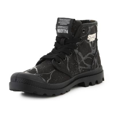 3. Palladium Stranger Things Pampa Hi Tunnels 94626-008-M Black