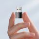 7. Joyroom adapter przejściówka z USB Typ C (żeński) na USB (męski) 2 szt. czarny (S-H152 Black)