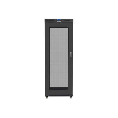 3. LANBERG SZAFA STOJĄCA RACK 19" 42U 800X1000 DRZWI PERFOROWANE LCD CZARNA FF01-8042-23BL (FLAT PACK)