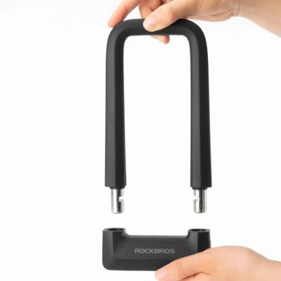 2. Zapięcie rowerowe Rockbros RKS626-BKU-lock - czarne