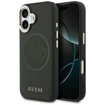 Etui Guess Perforated 4G MagSafe na iPhone 17 - czarne