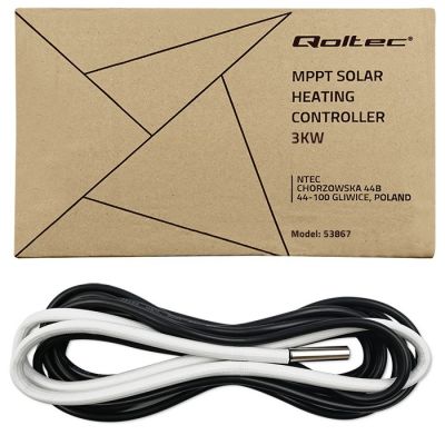 9. Qoltec Inwerter Przetwornica solarna do grzania wody ECO Solar Boost MPPT BYPASS LCD 3kW/4kW Wi-fi