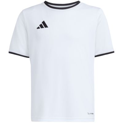 11. Koszulka dla dzieci adidas Entrada 26 Jersey biało-czarna JZ2532