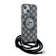 3. Etui Karl Lagerfeld IML Crossbody Monogram Karl & Choupette Head MagSafe na iPhone 15 / 14 / 13 - czarne