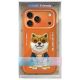 7. Etui Nimmy Glasses Cool Dog na iPhone 17 Pro - pomarańczowe