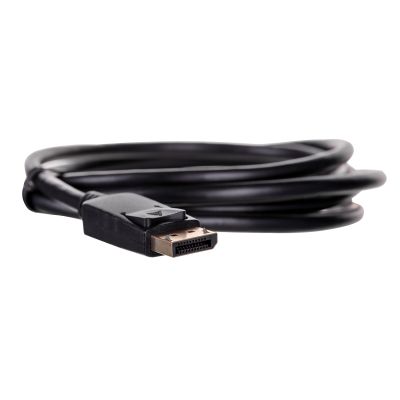 3. Kabel SAVIO CL-136 (DisplayPort M - DisplayPort M; 2m; kolor czarny)