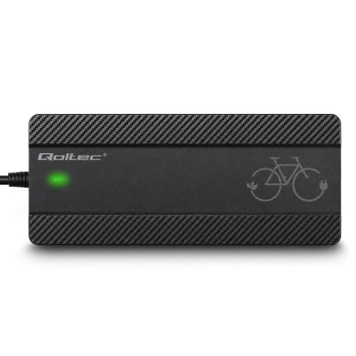 4. Qoltec Szybka Ładowarka do roweru skutera elektrycznego 36V | 42V | 4A |wtyczka Bosch + kabel zasilający