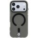 3. Etui BMW M IML Frosted Metal Logo & Trims MagSafe na iPhone 18 Pro / 17 Pro - czarne