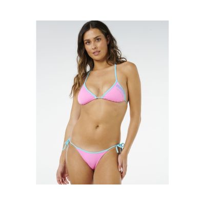 6. Dół od bikini damski RIP CURL Surf Puff Cheeky różowe