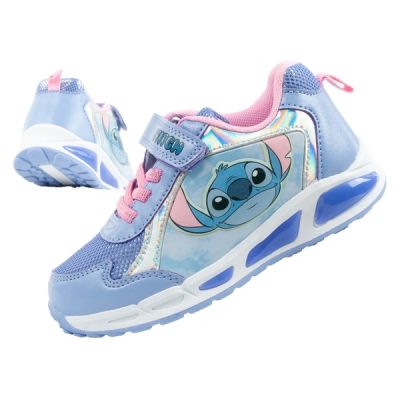 Leomil Stitch buty sportowe dziecięce sneakersy lekkie na rzep LED