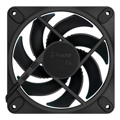 6. Fractal Design Momentum 12 RGB Obudowa komputera Wentylator 12 cm Czarny 3 szt.