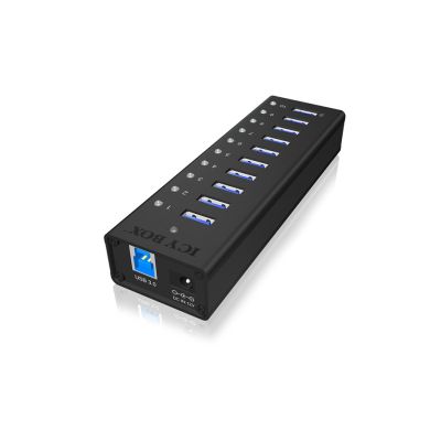 4. ICY BOX IB-AC6110 USB 3.2 Gen 1 (3.1 Gen 1) Type-B 5000 Mbit/s Czarny