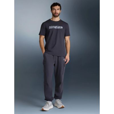 8. T-shirt regular z nadrukiem męski 4F 4FRAW25TTSHM3384-22S