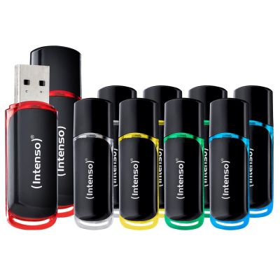 2. Intenso 3511561 pamięć USB 8 GB USB Typu-A 2.0 Czarny, Czerwony, Zielony, Przezroczysty, Żółty, Niebieski