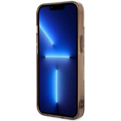 5. Etui Guess Porcelain Collection na iPhone 14 Plus - beżowe