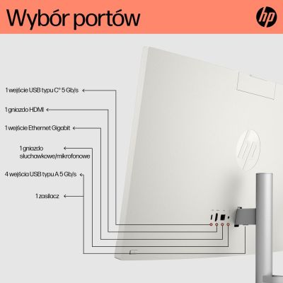 4. HP 24-cr0332nw AIO Ryzen 7 7730U 23.8"FHD IPS AG 250nits 16GB DDR4 SSD512 Radeon 680M LAN Win11 2Y Shell White