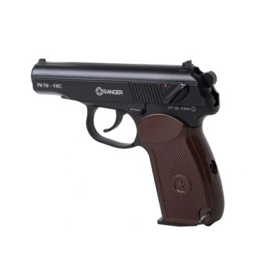 2. Wiatrówka pistolet RANGER PM FM KWC kal. 4,5 BBs 18 strz. FULL METAL CO2 (AAKCMD441AZB)