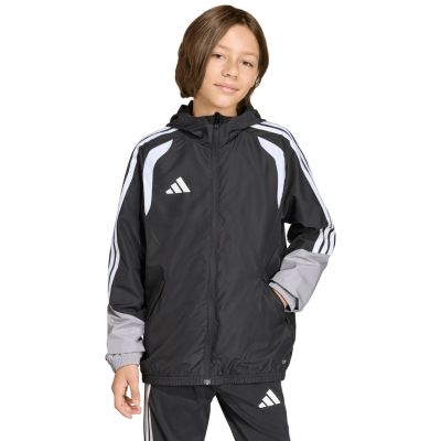 7. Kurtka dla dzieci adidas Tiro 26 Competition All Weather czarna KB0156