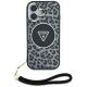 2. Etui Guess HC IML Leopard Triangle Cord Strap MagSafe do iPhone 16 - czarne