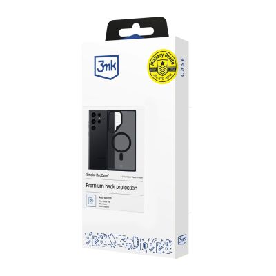 3. Etui 3mk Smoke MagCase z MagSafe na Samsung Galaxy S23 Ultra - półprzezroczyste