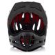 2. Kask rowerowy full-face Meteor Lupus S 48-52 cm czarny/czerwony