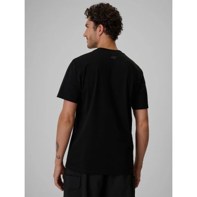 2. T-shirt regular z nadrukiem męski 4F 4FRSS26TTSHM4228-20S