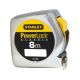2. Stanley 0-33-198 Mesure 8 m x 25 mm en ABS Powerlock Classic