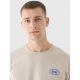 6. T-shirt oversize z nadrukiem męski 4F 4FRSS24TTSHM2535-83S